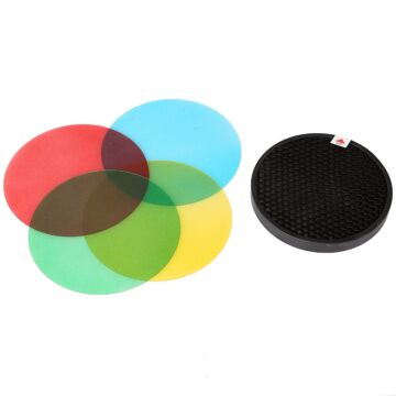 Godox AD-S11 Photography Colour Filter Gel Pack With Honeycomb Grid For Witstro Flash