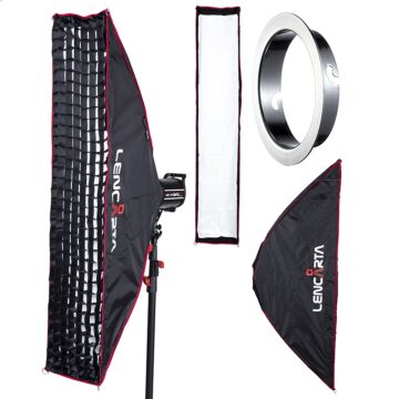 Lencarta Folding Pro Strip Softbox | Elinchrom | 140 x 27cm