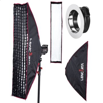 Lencarta Folding Pro Strip Softbox | Profoto | 140 x 27cm (55 x 11") 