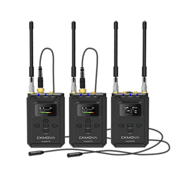 Vocal M V2 UHF Dual-Channel Wireless Mic System with Audio Recorder