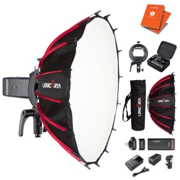 Godox AD200 Pro II  200Ws Softbox Lighting Kit with S2 Bracket