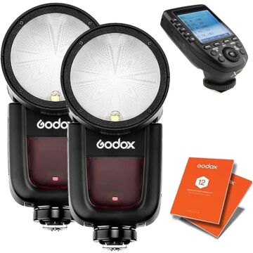 2x Godox V1 with X2T Trigger