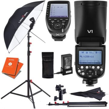 Godox V1 Umbrella Kit Studio Lighting Kit