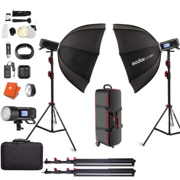 Godox AD400Pro Portable Twin Head Studio Kit