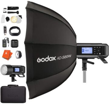 Godox AD400Pro kit with AD-S85W White Softbox