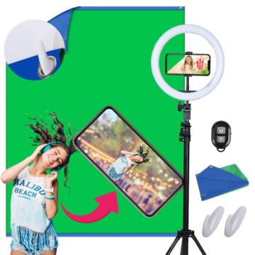 Video Creator Kit with 10" Ringlight