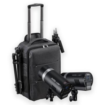 Godox AD300 Pro II Twin Head Kit with CB-17 Photography Bag 