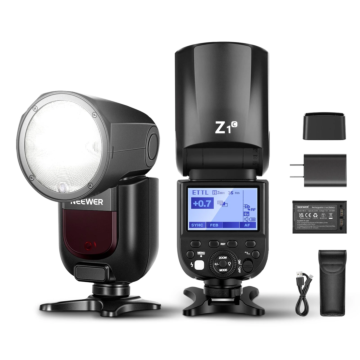 NEEWER Z1 TTL Round Head Flash Speedlite