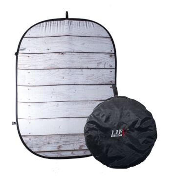 Wooden Photorealistic Folding Background | 1.5m x 2m 