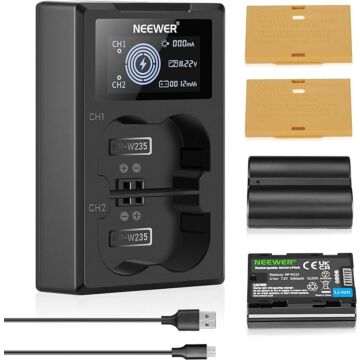 NEEWER NP-W235 Camera Battery Charger Set