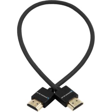 Kondor Blue KONHDMI16BK HDMI to HDMI 16" Braided Cable for on Camera Monitors