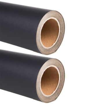 Lencarta Black Paper Background | 1.35m Width 10m Length | Pack Of Two 