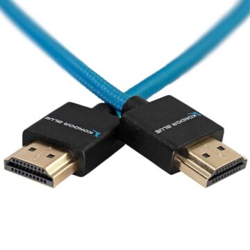 Kondor Blue KONHDMI14 HDMI to HDMI 14" Braided Cable for on Camera Monitors