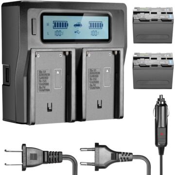 Neewer NP-F970 Twin Battery Charger