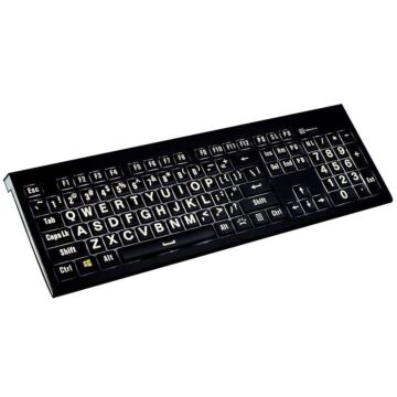 LogicKeyboard LKBLPWBA2PCUK Largeprint - PC Backlit ASTRA2
