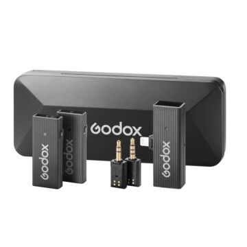 Godox MoveLink Mini LT Kit2 2.4GHz Wireless Microphone System (Black)