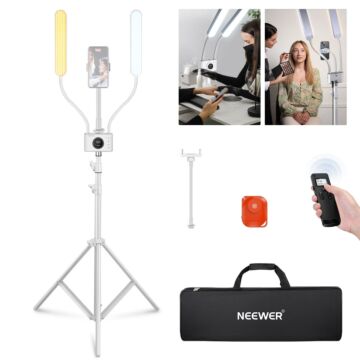 NEEWER BH40B Bi-Color Esthetician Light Kit 