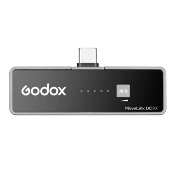 Godox MoveLink UC RX Compact Dual-Channel Digital Wireless Receiver for Mobile Devices with Type-C (2.4 GHz) 